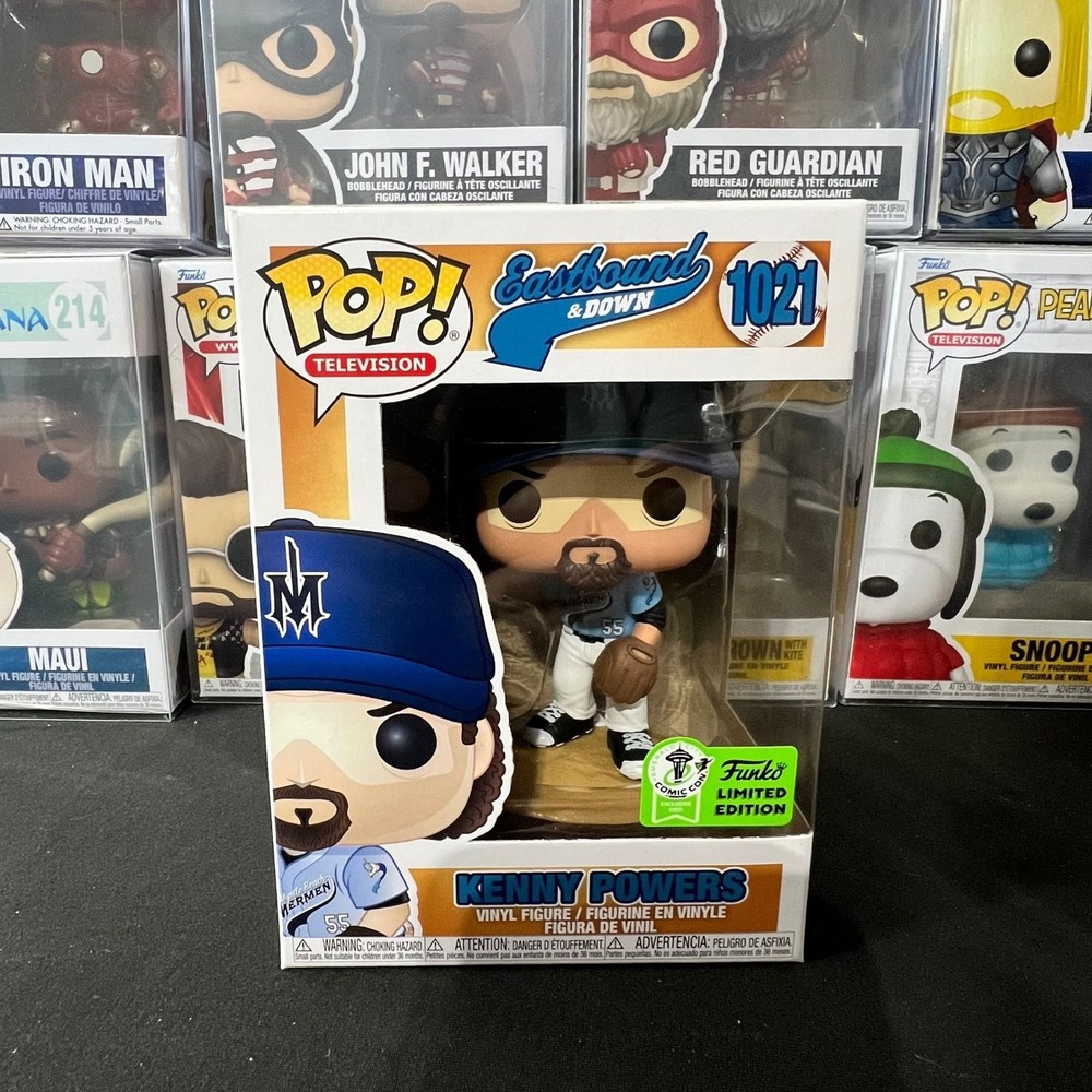Funko Pop Eastbound & Down Kenny Powers 1021 ECCC 2021 Limited Edition Exclusive